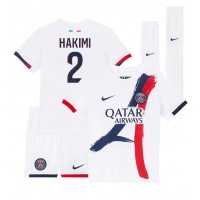 Camisa de time de futebol Paris Saint-Germain Achraf Hakimi #2 Replicas 2º Equipamento Infantil 2024-25 Manga Curta (+ Calças curtas)